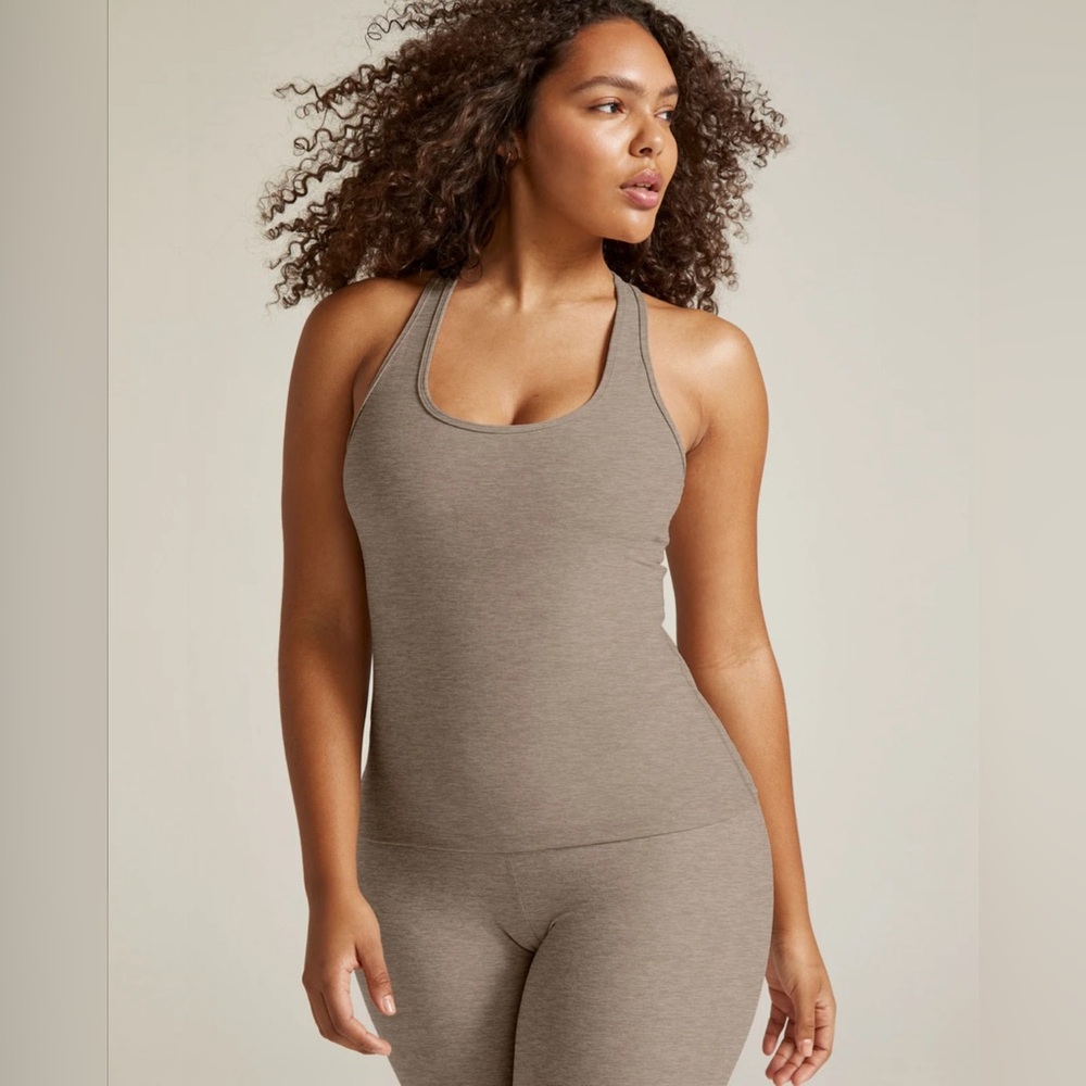 Spacedye Step Up Racerback Tank - can